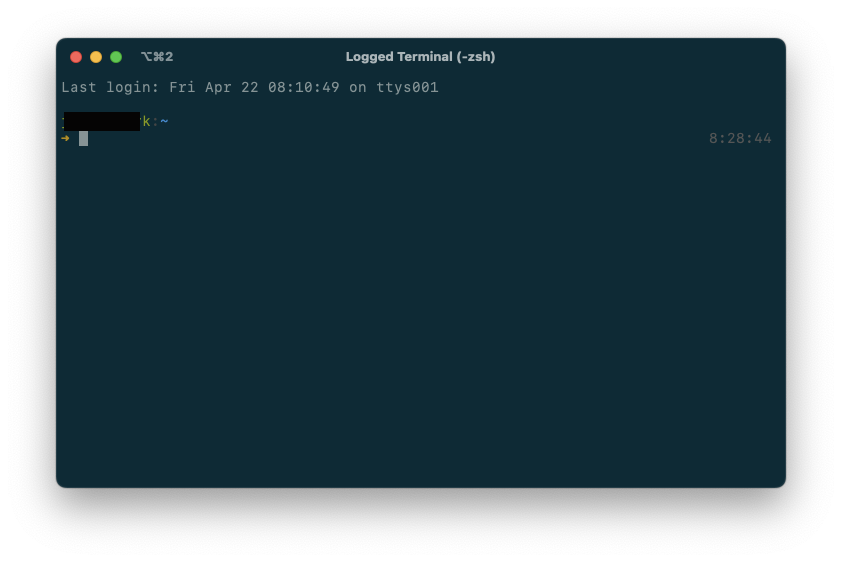 Logged Terminal